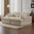 Oversized Upholstered Sleeper Luxury Sofa Bed Sectional Sofa Chaise Love-seat for Living Room No Assembly Required-2046476262-2014879946
