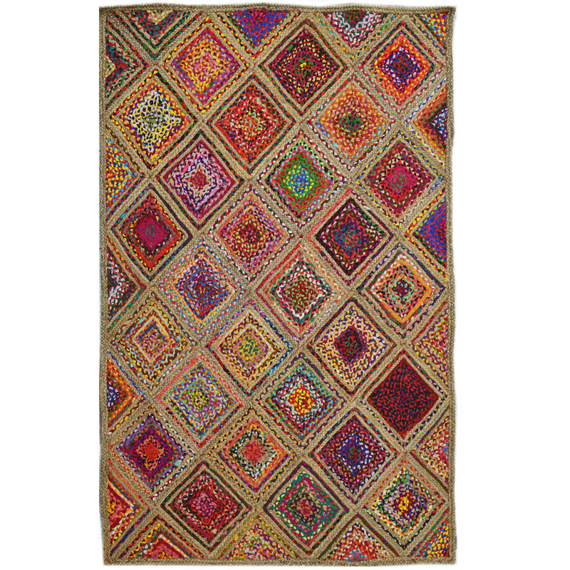 Golden State Geometric Hand Woven Area Rug, Rectangle 120 x 170cm