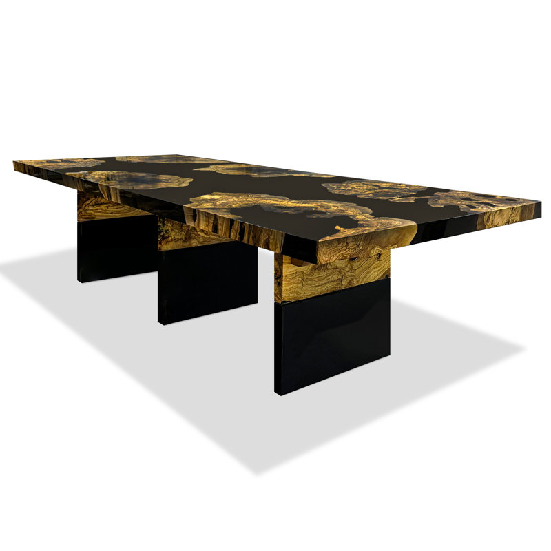 Thyria Solid Wood Dining Table, 48" W x 108.3" L