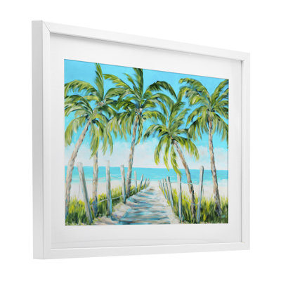 «The Path To Paradise», reproduction sous verre, conception de Julie DeRice