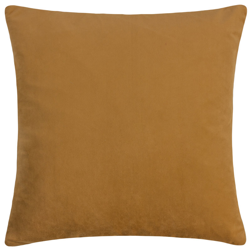 Kalho Geometric Square Cushion, Pink/Ochre