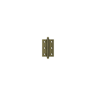 Deltana CH2517U5 2-1/2" x 1-11/16" Hinge, w/ Ball Tips in Antique Brass Pair