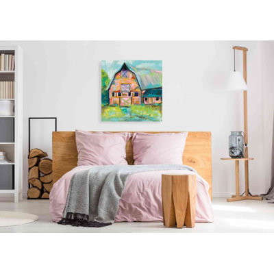 «Eping Graffiti« Going To The Country II »par Jeanett Jeanette Vertentes, reproduction d'art sur toile tendue