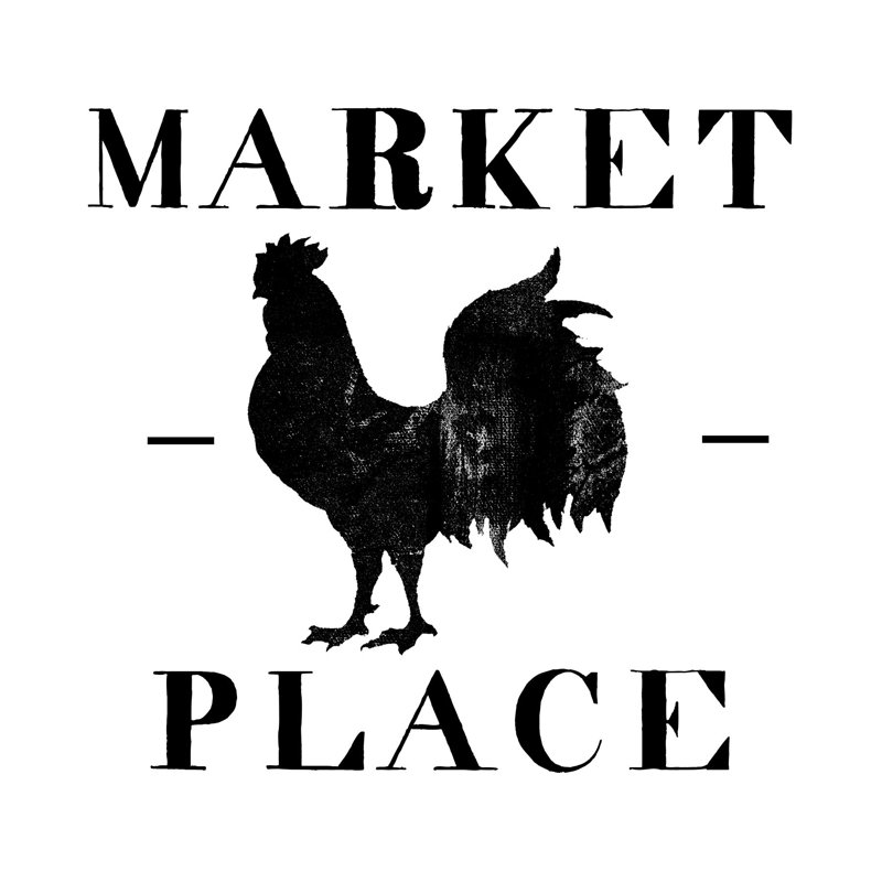 Market Place Chicken - Wrapped Canvas Print, 122cm H x 122cm W