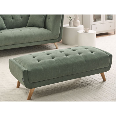 Ottoman Temira Fabric Green