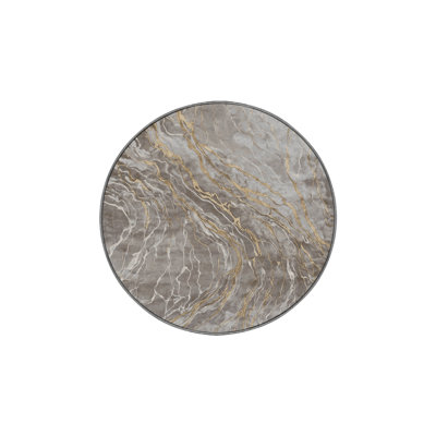Machine Washable Gray Area Rug