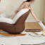 Chaise berçante large et structure en métal