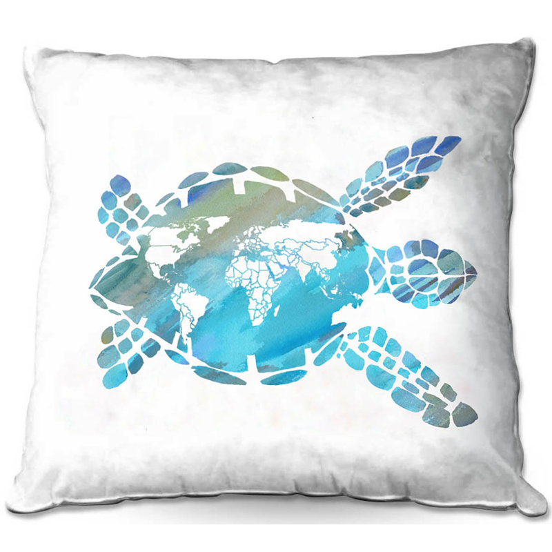 Animal Print Reversible Throw Pillow, 18" x 18"