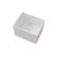 Baignoire autoportante de 35 po en acrylique, forme rectangulaire, blanc (blanc)