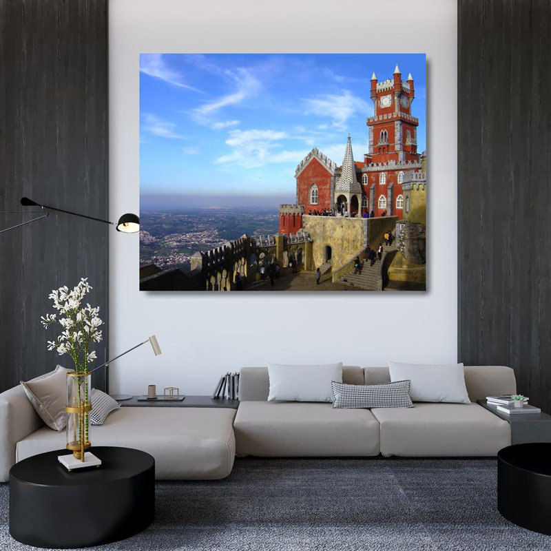 Palais de Pena, Sintra, Portugal, H 36 po x l 43 po