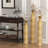 metal centre vases with growing vine patterns, set of 3