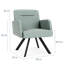 Chaise d'invité pivotante en acier Willow-56005111-118658143