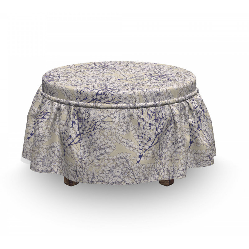 Housse pour repose-pieds usines antique
