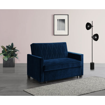 Matt 2 Seater Velvet Sofa Bed