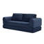 Canapé-lit convertible 2 en 1 pliant, canapé-lit en velours côtelé moderne avec 2 * coussins, canapé-lit modulaire sans dossier avec lit escamotable Futon, canapé-lit modulaire pliant pour le salon, bleu-1908548648