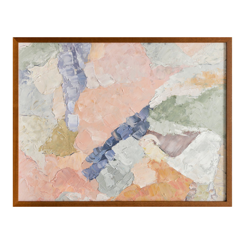Chasidy, peinture encadrée multicolore