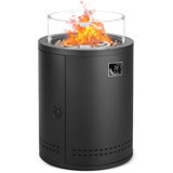 Chaslynn Round Stainless Steel Propane Smokeless Fire Pit