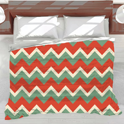 Polyester Chevron / Zig Zag Comforter