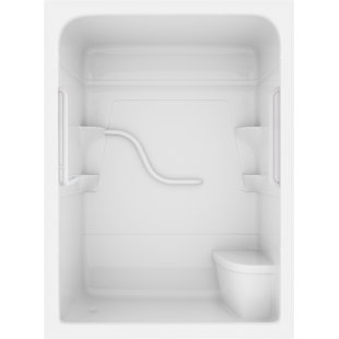 Madison 5 60'' W 84.5'' H Framed Rectangle Shower Kit