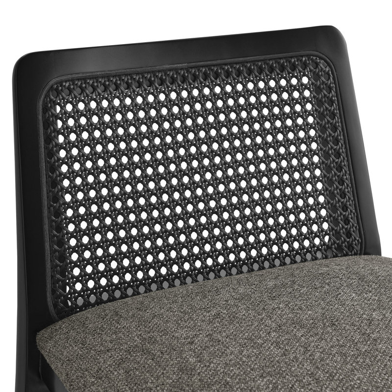 Tabouret de comptoir Monarch, Gris / noir