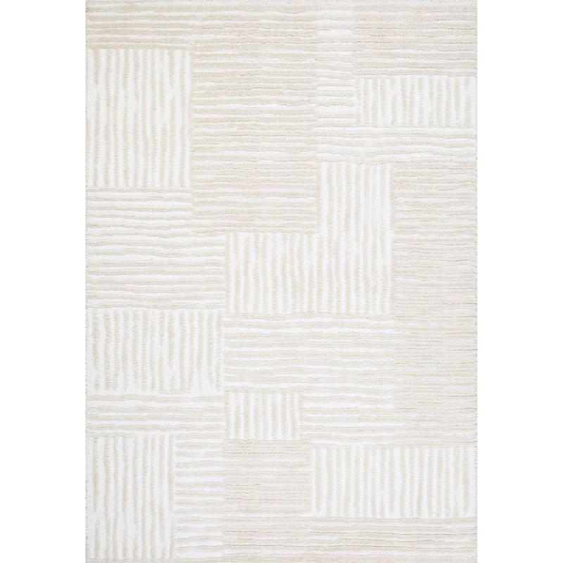 Grid Power Loomed Indoor Rug, Rectangle 2'2" x 3'3"