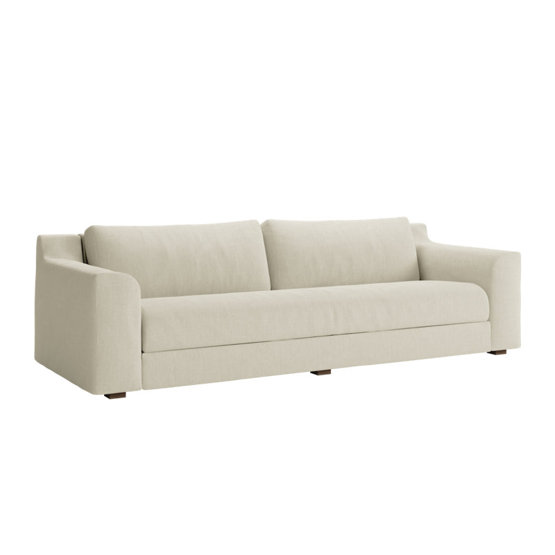 All-Natural Elevate Sofa 96", Natural Hemp Blend