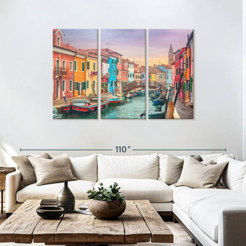 Rorry Dusk In Burano, 48" H x 74" W