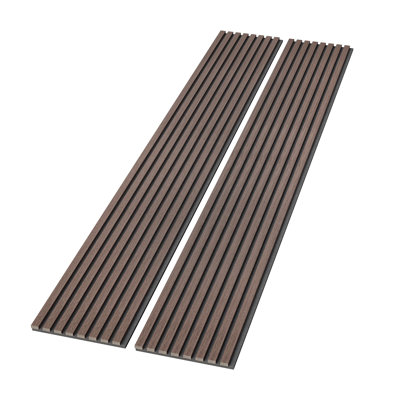 Acoustic Wood Wall Panels 94.49” x 12.6” Soundproof Wall Panels, Wood Slat Wall Panels for Wall Decor