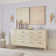 Commode l 9 po Bordeux