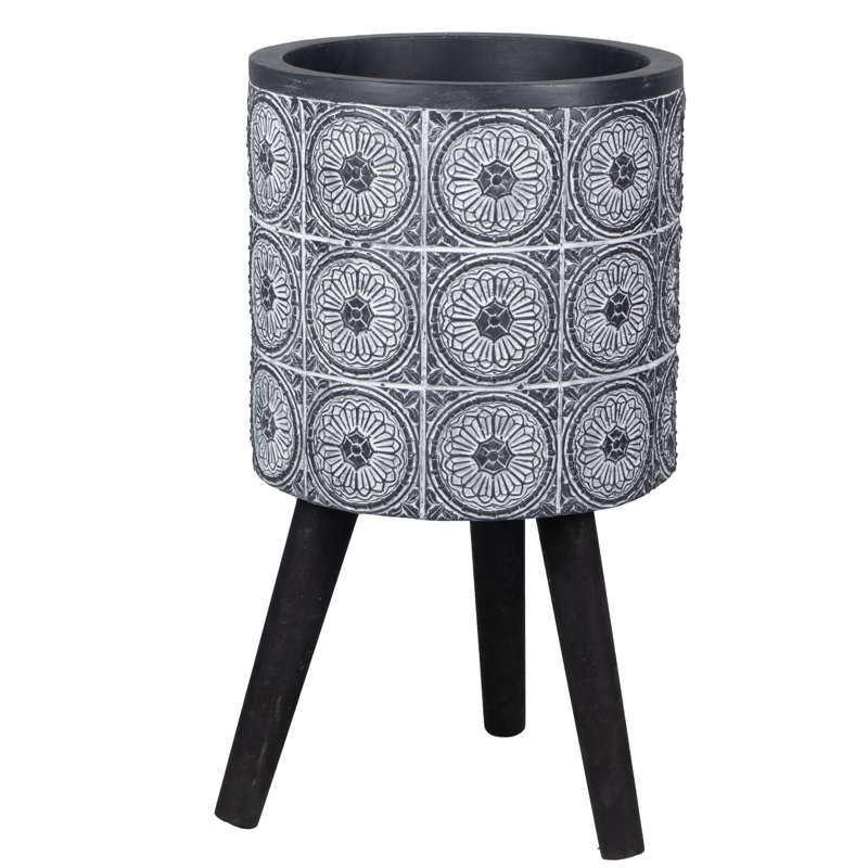 Wellston Pot Planter, 21.7" H x 11.8" W x 11.8" D