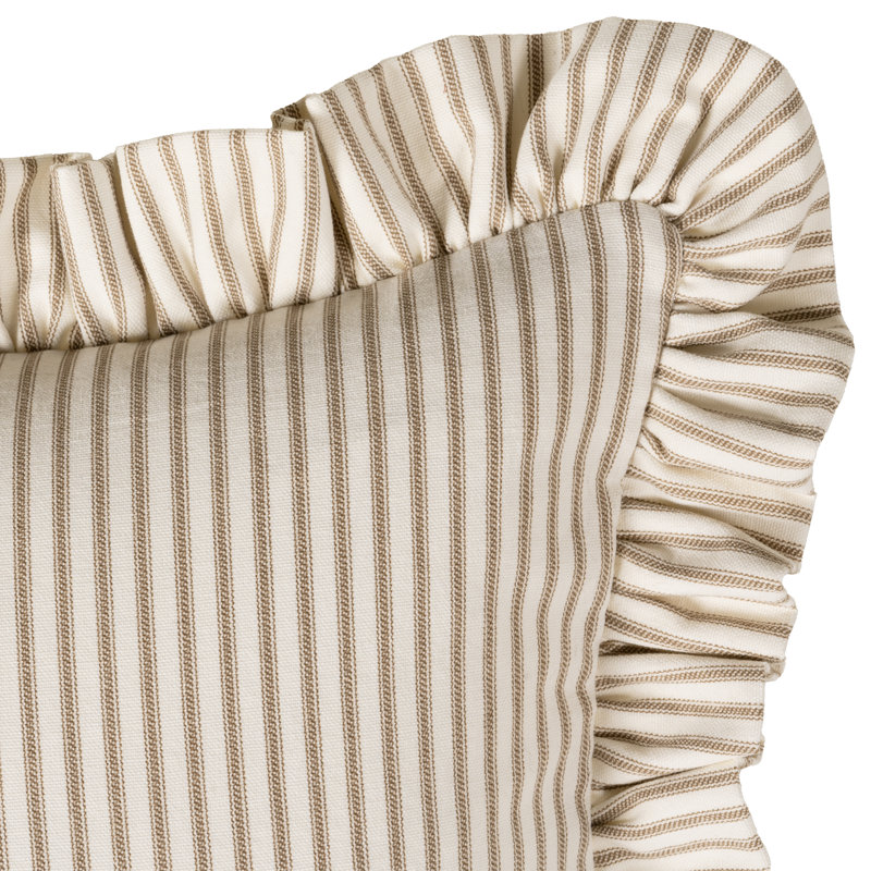 Coussin Birch Lane, Polyester, Brun