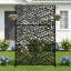 183cm H Freestanding Metal Room Divider Decorative Privacy Screen Garden Lattice Panel Trellis for Patio, Balcony, Backyard, Pool, Indoor Room-132790089-132790091-132790092