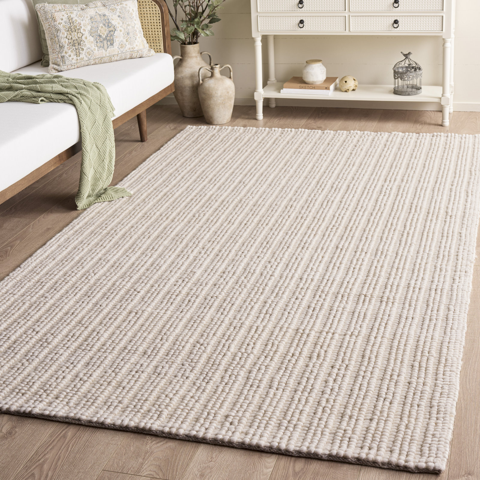 Hand-Woven Performance Rug, Rectangle 5' x 8'