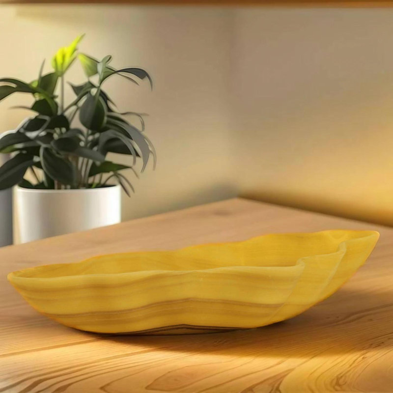 Golden River Onyx Centerpiece