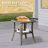 "8 - Person Patio Furniture Set With Swivel Rockers, Outdoor Wicker Rattan Sectional Seating Group With Cushions, All Weather Sofa Conversation Set With Fire Pit Table For Garden Backyard "-349026908
