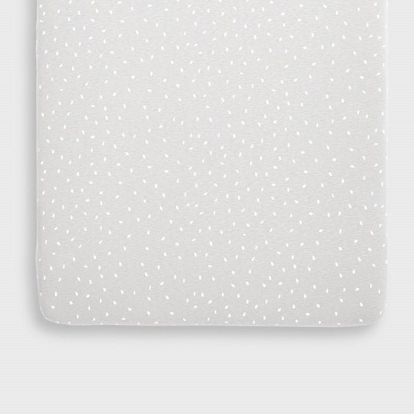 Linen Blend - Piece Cot Bed Fitted Sheet