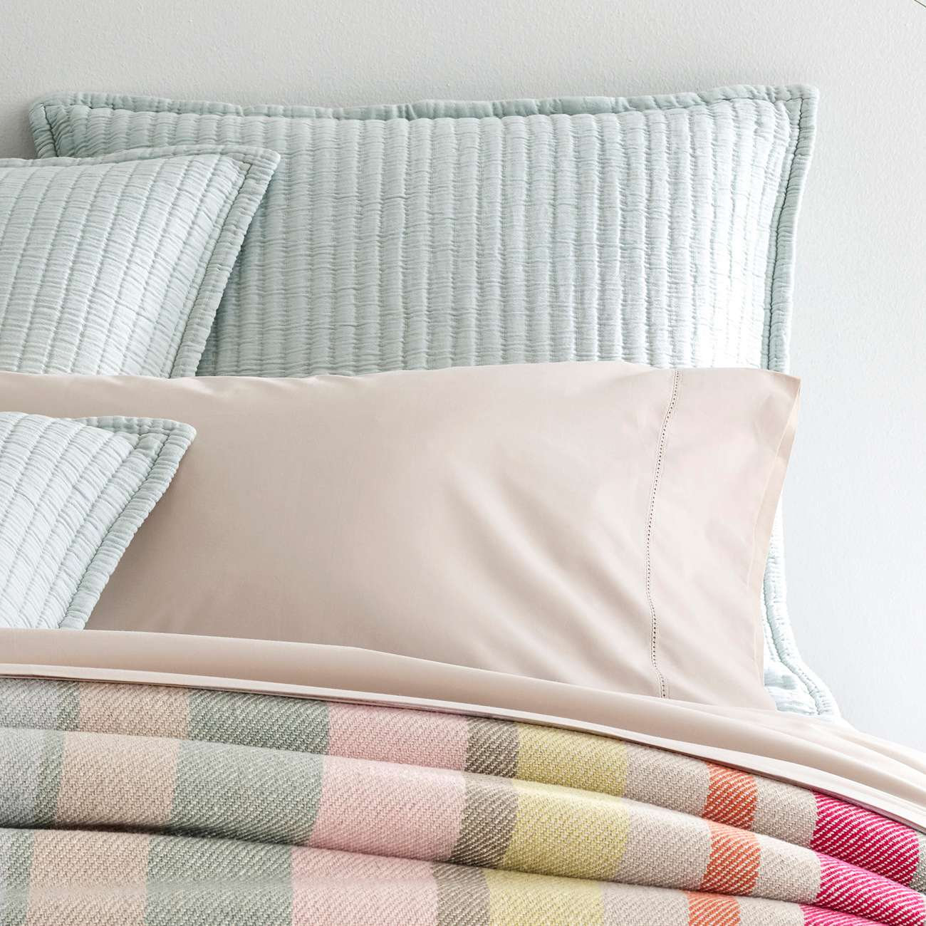 Boyfriend Cotton Shams, Euro, Sky