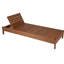 Chaise longue inclinable avec coussin Baghavann