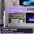 70" Gaming TV Stand for TVs up to 80", Media Console with Electric Fireplace and Large Storage Space-406597785