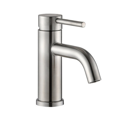 Robinet de salle de bain monocorps conforme à l'ADA - robinet cascade en acier inoxydable d'une hauteur de 6,57 po