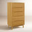 Commode 5 tiroirs en bois massif Lacey-298405798