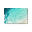 Tapis de plancher pour l'extérieur et l'intérieur Ocean Wave, 24 po x 36 po, turquoise