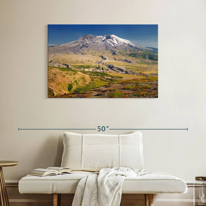 Alvord, paysage du mont St. Helens, H 26 po x l 39 po