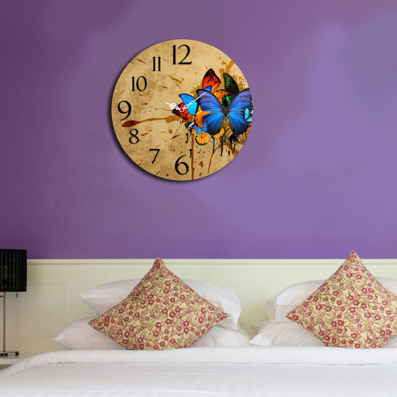 Elegant Decorative Wall Clock, 15.7 in Diameter | 100% MDF with 0.2 in Thickness | Stylish Home Decor for Living Room, Office & Bedroom | Modern Design, Perfect for Timely Elegance & Functionality