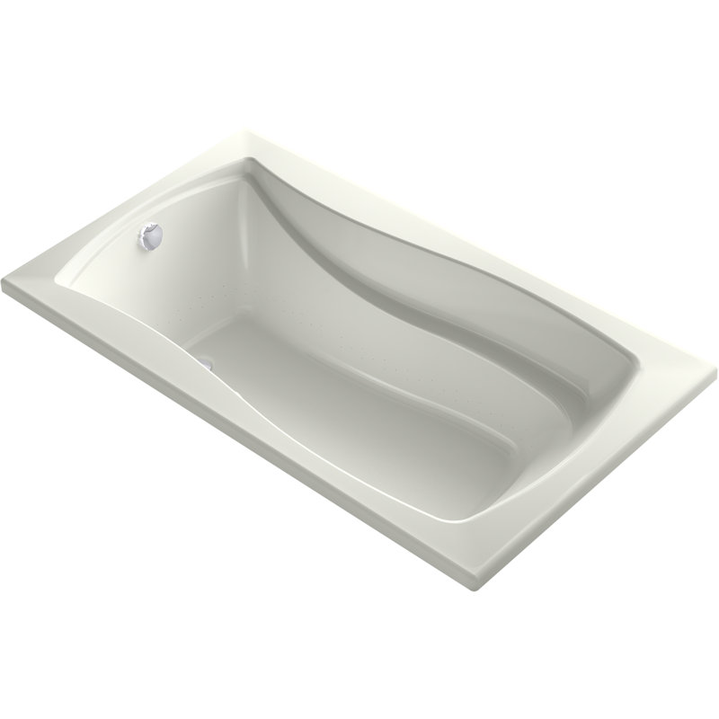 Mariposa 66" x 36" Air Acrylic Bathtub, Dune