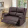 53.1'' Faux Leather Reclining Loveseat with Massage&Heat Function