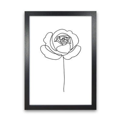 Rose 1 Piece Wall Art