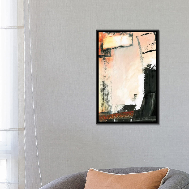 « avenue i », reproduction sur toile, Toile avec cadre noir, Pas de tapis, H 48 po x l 32 po x P 1,5 po