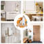 Solid Wood Wall Organizer with Key Hooks