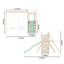 Mercia Tower With Slide & Double Swing
